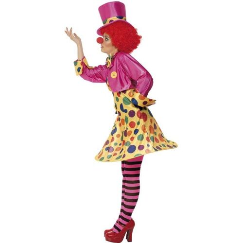 Clown Lady Costume, Female Uk Dress 8-10