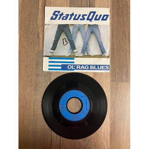 Vinyle 45 Tours-Status Quo-Ol’Rag Blues