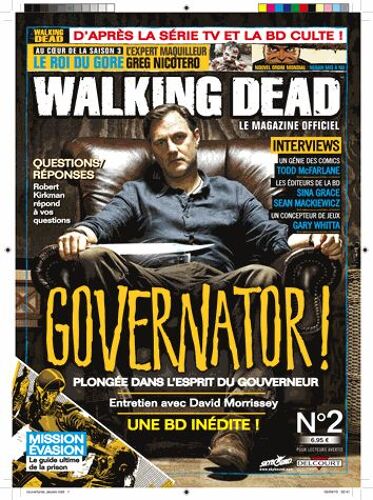 Walking Dead - Le Magazine Officiel N° 2, Avril 2013 - Une Bd Inédite ! - Governato