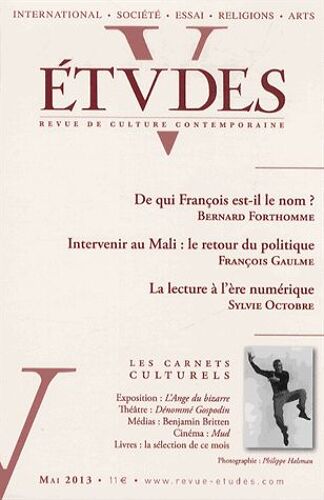 Etudes N° 4185, Mai 2013