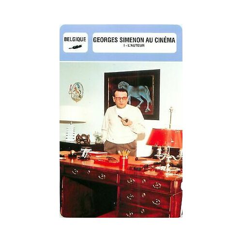 Fiche Monsieur Cinema Georges Simenon Au Cinéma [L'auteur]