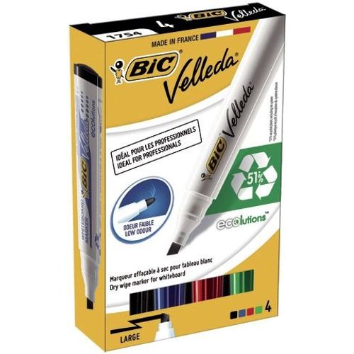 Bic Marqueur Pour Tableau Blanc Velleda 1751, Pointe