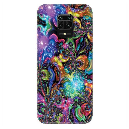 Housse Cuir Portefeuille Pour Xiaomi Redmi Note 9s / 9 Pro Psychedelic Colore