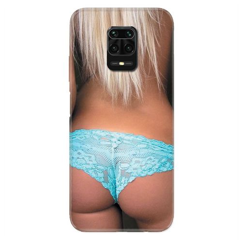 Coque Pour Xiaomi Redmi Note 9s / 9 Pro Sexy Tanga Bleu