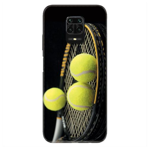 Housse Cuir Portefeuille Pour Xiaomi Redmi Note 9s / 9 Pro Tennis Balls