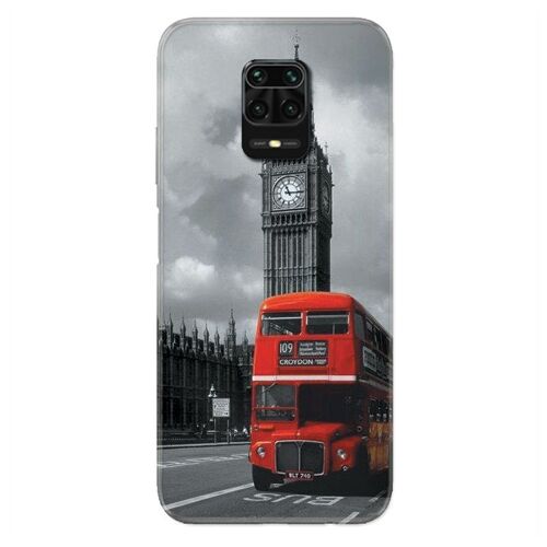 Housse Cuir Portefeuille Pour Xiaomi Redmi Note 9s / 9 Pro Angleterre London Bus