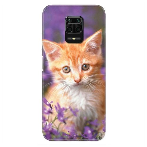 Coque Pour Xiaomi Redmi Note 9s / 9 Pro Chat Violet
