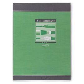 Conquerant Sept Cahier De Dessin, Nf45, 240x320 Mm, Neutre
