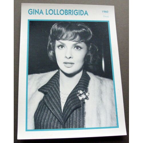 Portrait De Stars.  Gina Lollobrigida
