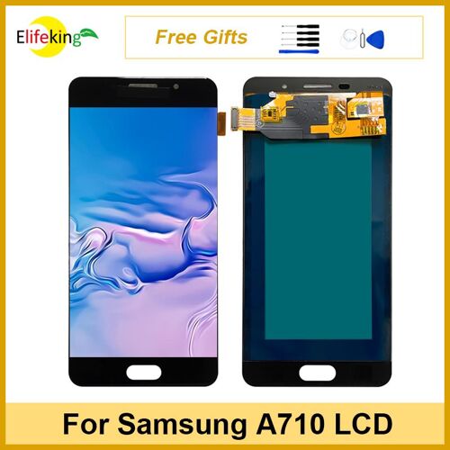 Ensemble Écran Tactile Lcd De Remplacement Avec Outils Pour Samsung Galaxy A7 2016 A710 A710f A710m A7100
