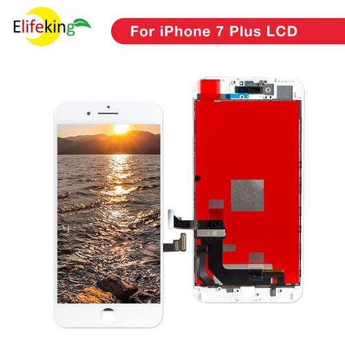 Ensemble Écran Tactile Lcd Aaa + Pour Iphone 7 Plus Sans Pixel Mort Testé À 100%