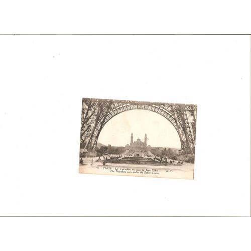 Paris Le Trocadero Vu Sousla Tour Eiffel 1929