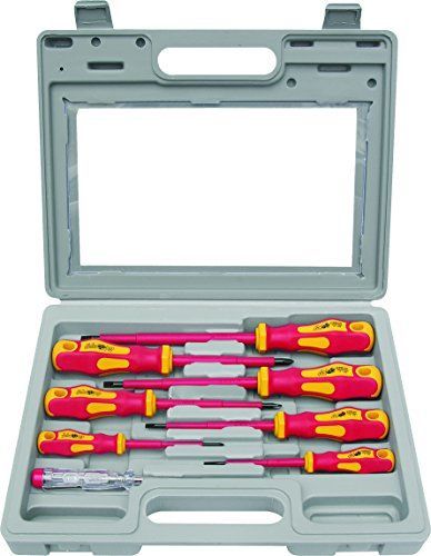 Hilka 34489008Tournevis électriciens Lot de 8
