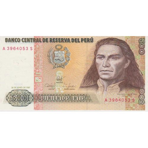 Billet De 500 Intis Du Pérou