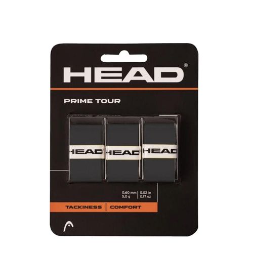 Surgrip Raquette De Tennis Head Prime Tour 3 Pcs Pack Overgrip Noir Unique