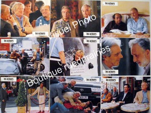 Les Acteurs : Jeu De 10 Photos D'exploitation Cinématographique - Format 21x28 Cm - De Bertrand Blier Avec Gérard Depardieu, Josiane Balasko, Jean-Paul Belmondo, Claude Brasseur, Alain Delon - 2000