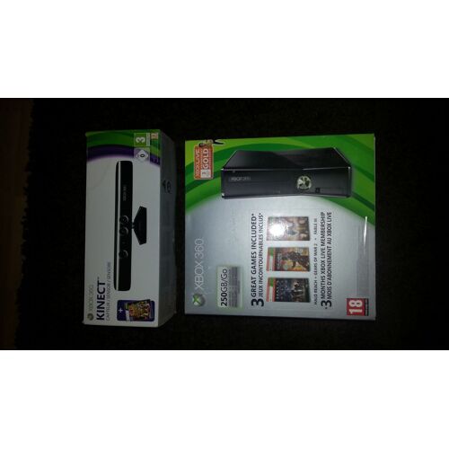 Xbox 360 + Kinect + Jeux