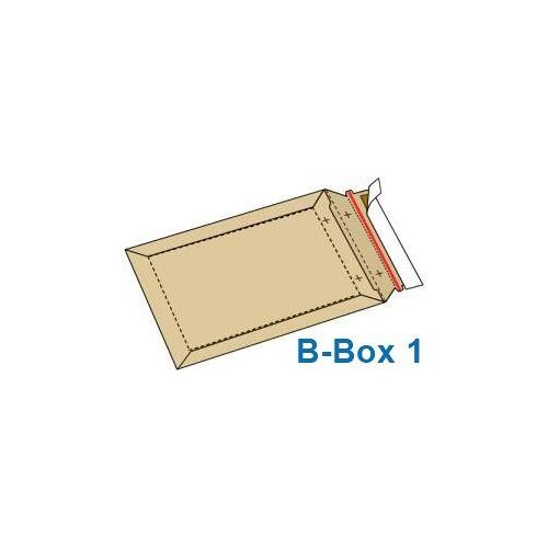 Enveloppe Carton B-Box 1 Marron Format 176x250 Mm - Lot De 100