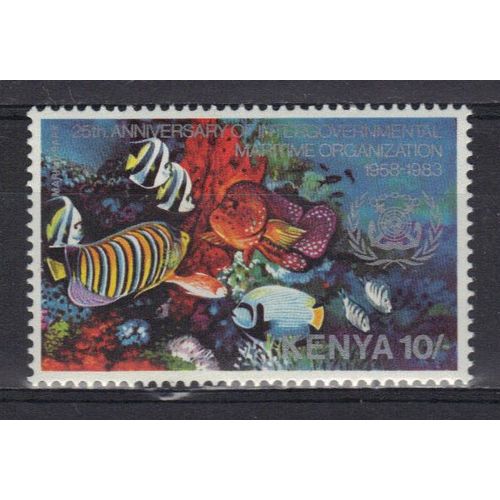 Kenya 1983 : Différents Poissons Du Parc Marin - Timbre Neuf ** Cote 6 ¿