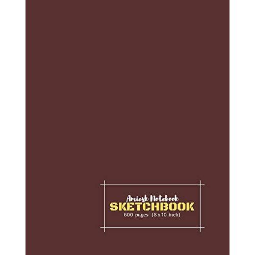 Amiesk Notebook | Sketch Book | 600 Pages (8 X 10 Inch) | Glossy Cover