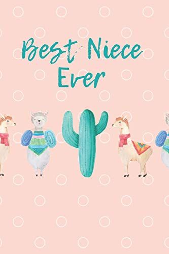 Best Niece Ever - Llama Design Notebook: 6" X 9" Sketch And Write Notebook. Ideal Gift Idea For Niece, Teenage Girls