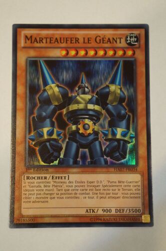 Yu-Gi-Oh Marteaufer Le Geant Ha07-Fr034 Super Rare