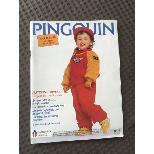 Catalogue Pingouin  N°77 Pour Enfants