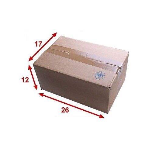 Lot De 100 Boîtes Carton (N°26) Format 260x170x120 Mm