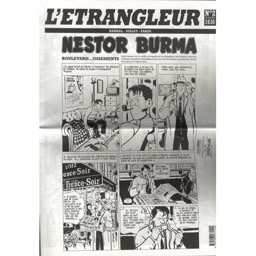 L'etrangleur N° 2, Mars 2013 - Boulevard - Ossements