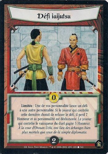 L5r - Défi Iaijutsu [Edition Or]
