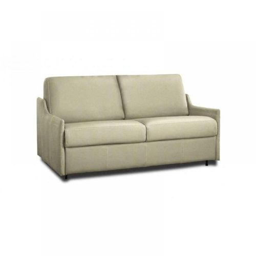 Canapé Lit 4 Places Luna Convertible Express 160 Cm Polyuréthane Écru Matelas 16 Cm