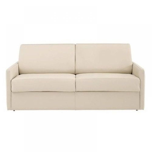 Canapé Lit 3-4 Places Sun Convertible Express 160cm Polyuréthane Écru Matelas Épaisseur 16cm