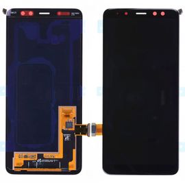 Ecran Noir Origine Samsung Galaxy A8-2018 Vitre + Ecran Lcd