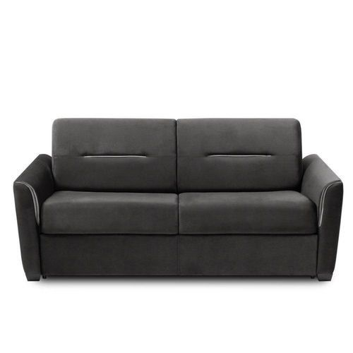 Canapé Convertible Express Amazone 120cm Matelas 16cm Polyuréthane Marron