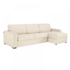 Canapé D'angle Dreamer Convertible Express 120cm, Polyuréthane Beige,. Matelas 16 Cm