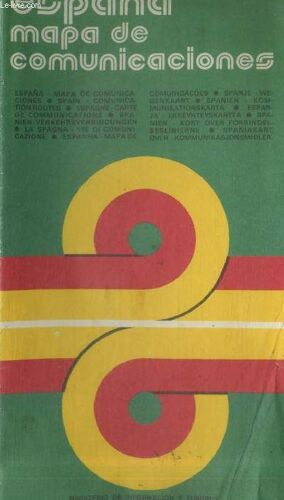 España : Mapa De Comunicationes - Espagne : Carte De Communications