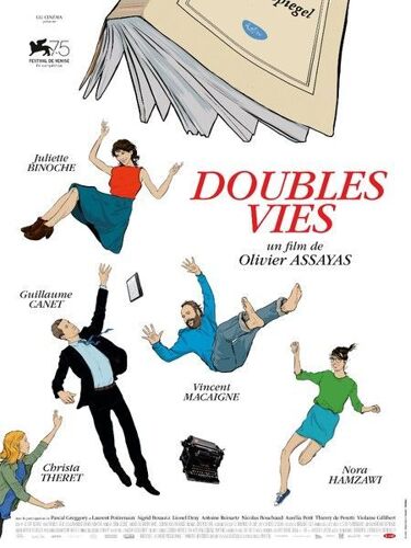 Doubles Vies - Affiche Originale De Cinéma - Format 120x160 Cm - Un Film De Olivier Assayas Avec Guillaume Canet, Juliette Binoche, Vincent Macaigne, Nora Hamzawi - Année 2018