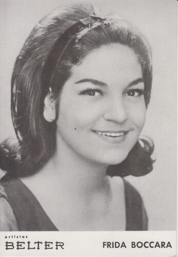 Frida Boccara Carte Publicitaire Espagnole Belter