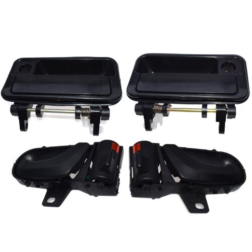 Black  Kit De Poignées De Porte, Extérieur Et Intérieur, Avant Gauche Droite, Pour Suzuki Swift & Geo Metro 1992 1993 1994 8311065e00 "Nipseyteko"