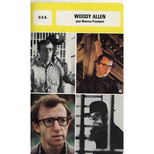 Fiche Monsieur Cinema Woody Allen Par Remo Forlani