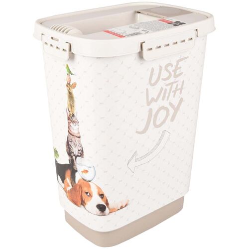 Flamingo Pet Products Boite Stockage June, 8.4 Litres, 18 X 24 X 32 Cm. Pour Croquette Chien.