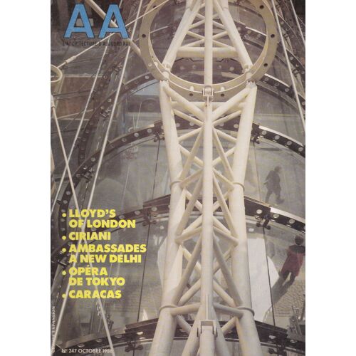 Architecture D'aujourd'hui (L') N° 247 Du 01/10/1986