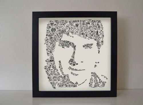 Portrait De Lionel Messi. Balon D'or Fc Barca Argentine