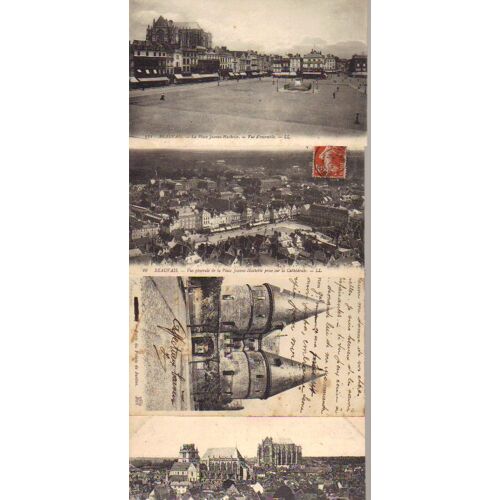 Lot De 4 Cartes Postales Anciennes De Beauvais (Oise-60) Période 1918 Et Autres