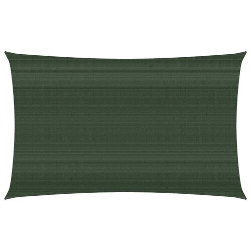 Vidaxl Voile D'ombrage 160 G/M² Vert Foncé 3x5 M Pehd