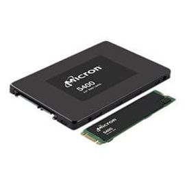 Micron 5400 MAX - SSD - Mixed Use - chiffré - 480 Go - échangeable à chaud - 2.5" - SATA 6Gb/s - AES 256 bits - TCG Enterprise SSC, Self-Encrypting Drive (SED) - pour ThinkSystem SR250 V2 7D7Q...