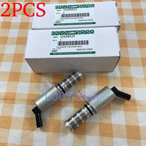 12636524 2pcs Solénoïde À Synchronisation Variable, Accessoires De Voiture, 2 Pièces, Pour Opel Astra K 12636524 Buick Verano Envision Chevrolet Cruze Malibu Vvt, 1.4 "Nipseyteko"
