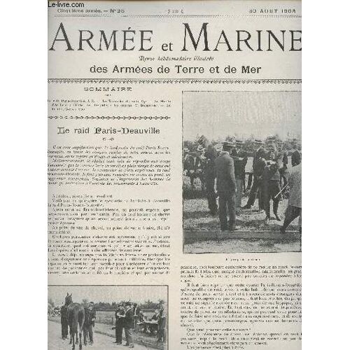 Armée Et Marine N°35 5eme Année, 30 Août 1903 - Le Raid Paris-Deauville - Le Triomphe De Saint-Cyr - Le Musée D Artillerie À L Hôtel Des Invalides : Les Canons - La Torpille