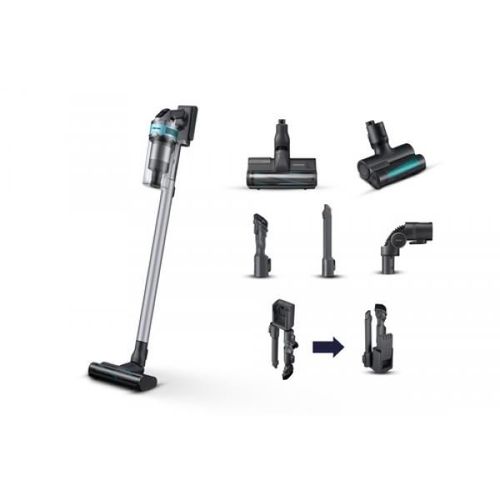 Samsung Jet 75 pet Aspirateur-balai 2 en 1 Batterie Sec Sans sac 550 W Couleur menthe, Argent