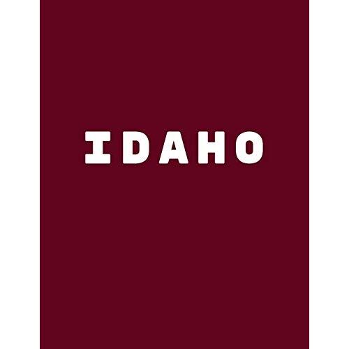 Idaho: Decorative Book To Stack Together On Coffee Tables, Bookshelves And Interior Design | Add Bookish Charm Decor To Your Home | Stack Deco Books Together To Create Your Unique Fashion Design Style